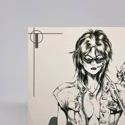 014 Ghost in the Shell SHIROW MASAMUNE illustration Card epoch JAPAN 2001 - Image 2