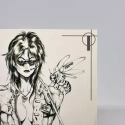 014 Ghost in the Shell SHIROW MASAMUNE illustration Card epoch JAPAN 2001 - Image 3