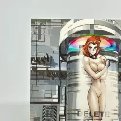 052 Ghost in the Shell SHIROW MASAMUNE illustration Card epoch JAPAN 2001 - Image 2