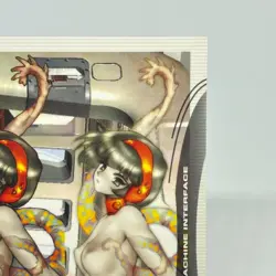 075 Ghost in the Shell SHIROW MASAMUNE illustration trading Card epoch 2001 - Image 3