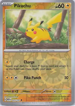Pikachu - (Reverse Cosmos Holo) (Costco Exclusive) Common Miscellaneous Cards & - Image 1