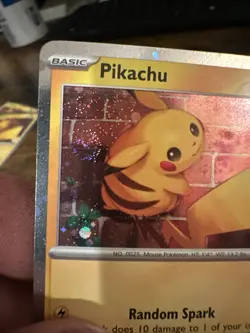 Pikachu - 051/162 Miscellaneous Cards & Products Holo Double Swirl - Image 1