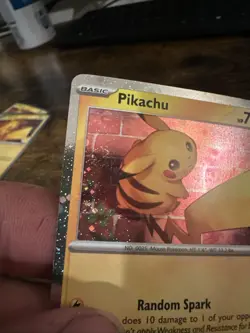 Pikachu - 051/162 Miscellaneous Cards & Products Holo Double Swirl - Image 3