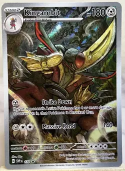 Kingambit 130 Sv: Scarlet & Violet Promo Cards Holo - Near Mint - Image 1
