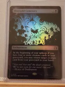 Oversold Cemetery - WOE - Rare - Foil - NM - Magic the Gathering - MTG - Image 1