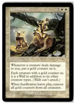MTG Aurification - Onslaught Heavily Played English - Image 1