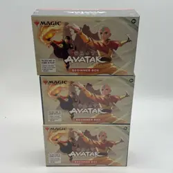 Lot (3) MTG Magic The Gathering Avatar The Last Airbender Beginner Box Sealed - Image 1