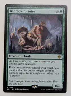 MTG Bedrock Tortoise - The Lost Caverns of Ixalan Mint/NM Magic The Gathering - Image 1