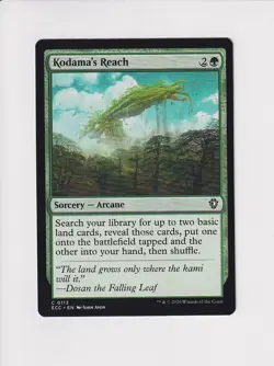 MAGIC THE GATHERING MTG COMMANDER: LORWYN ECLIPSED KODAMA'S REACH - Image 1