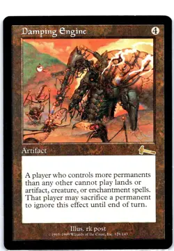 #124 Damping Engine Urza's Legacy Rare - Image 1