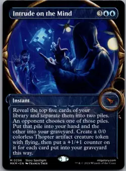 #296 Intrude on the Mind (Showcase) Murders at Karlov Manor Mythic - Image 1