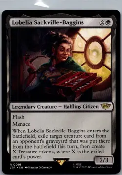 #93 Lobelia Sackville-Baggins Universes Beyond LOTR Tales of Middle-earth Rare - Image 1