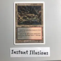 Sulfurous Springs - 7th Edition Mtg Tcg Vintage - Image 1
