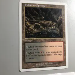 Sulfurous Springs - 7th Edition Mtg Tcg Vintage - Image 3