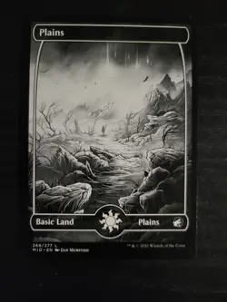 NM Non-Foil Black & White Eternal Night Full Art Lands Innastrad Midnight Hunt - Image 3