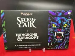 MTG Secret Lair x Dungeons & Dragons: Black Lights & Dark Foil Sealed - Image 1