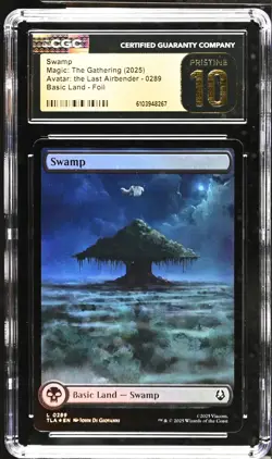 SWAMP Avatar: The Last Airbender Foil CGC Pristine 10 MTG [Nostalgium] - Image 1
