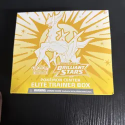 Brilliant Stars Pokemon Center ETB Pokemon TCG Sword & Shield Elite Trainer Box - Image 1