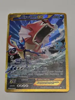 Pokemon TCG Gyarados EX Secret Rare 123/122 XY Breakpoint - Image 1