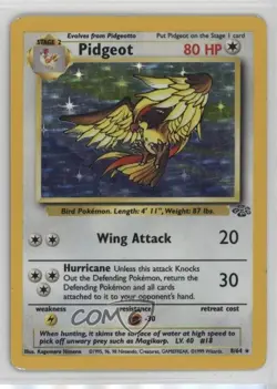 Pidgeot Holo Pokemon Jungle #8 1999 - Image 1