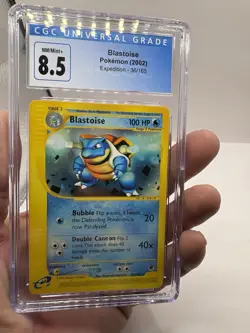 Blastoise 36/165 Cgc 8.5 Non-Holo Pokemon TCG Expedition! - Image 3