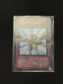 GLOSSY UNLIMITED FOIL LINE MISPRINT | Gaia the Dragon Champion LOB-125 Secret - Image 2