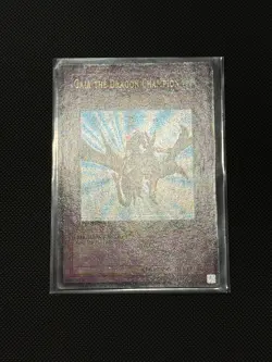 GLOSSY UNLIMITED FOIL LINE MISPRINT | Gaia the Dragon Champion LOB-125 Secret - Image 3