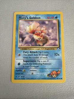 Misty's Goldeen - 85/132 - Common Unlimited- Gym Heroes Pokemon TCG - Image 1