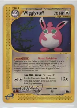 Wigglytuff Pokemon e-Card Series Skyridge #34 2003 - Image 1