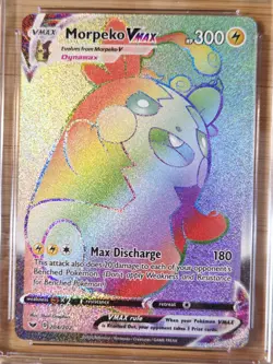 CGC 10 Morpeko VMAX Rainbow Rare 204/202 Sword & Shield Pokemon Card Gem Mint - Image 2