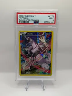 POKEMON PALKIA XY BLACK STAR PROMO XY75 PSA 9 MINT INVEST REGRADE - Image 1