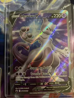 Pokemon TCG Mewtwo v SWSH229 Black Star Promo Foil ETB, Sealed, NM/M Condition - Image 1