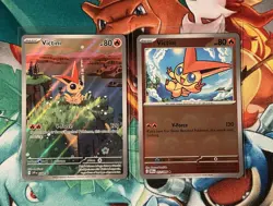 Pokemon TCG Victini Illustration Collection Promos 208 Victini + 012 Victini - Image 1