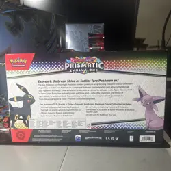 Pokemon TCG Prismatic Evolutions Premium Figure Collection Box English - Image 2