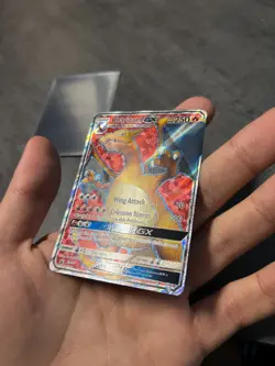 Pokemon Charizard GX Sun And Moon Black Star Promo SM60 NM - Image 3