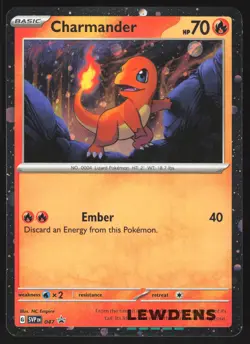 Charmander - SVP 047 - Cosmos Holo Promo - 151 - Black Star Promo - Pokemon LP2 - Image 1