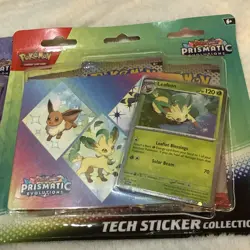 Pokemon TCG Prismatic Evolutions Tech Sticker Collection Set Lot Of 2 New/sealed - Image 3