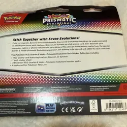 Pokemon TCG Prismatic Evolutions Tech Sticker Collection Set Lot Of 2 New/sealed - Image 5