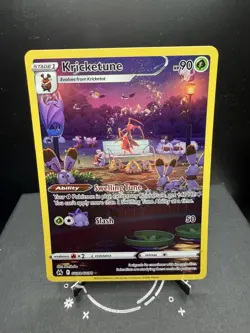 Pokemon TCG SWSH Crown Zenith Kricketune GG02/GG70 Galarian Gallery Full Art NM! - Image 1