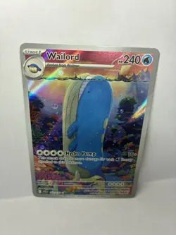 Wailord 162/159 - SV09: Journey Together Illustration Rare Pokemon TCG NM - Image 1