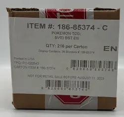 Pokemon TCG Scarlet & Violet Obsidian Flames Booster 6-Box Case SEALED SV03 - Image 1