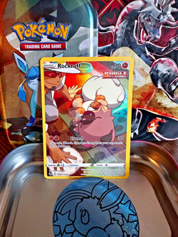 Pokemon TCG Rockruff TG07/TG30 SWSH Silver Tempest Trainer Gallery - Image 1