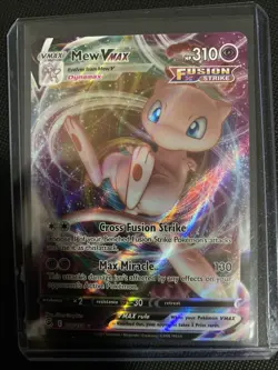 Pokemon TCG Mew VMAX 114/264 Swsh08: Fusion Strike Holo Ultra Rare - Image 1