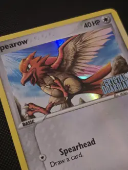 Spearow 61/100 Crystal Guardians, Common, Holo - Pokemon TCG, Heavily Played - Image 2