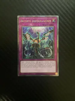 Yugioh Infinite Impermanence RA01-EN075 Quarter Century Secret Rare 1st Ed NM - Image 1
