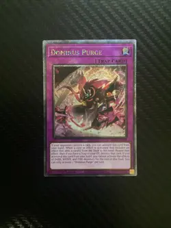Yugioh Dominus Purge Quarter Century Secret Rare INFO-EN078 1st Ed QCSR - Image 1