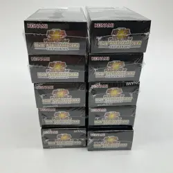 Lot of (10) Yu-Gi-Oh! TCG Japanese Limit Over Collection The Heroes Booster Box - Image 2