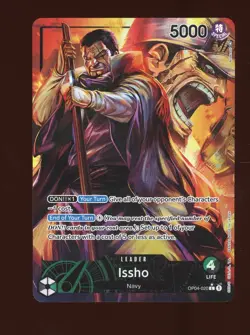 One Piece English OP04-020 Issho Alternate Art Leader - Image 1