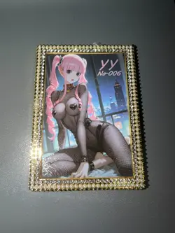 Perona One Piece Metal Collectible Diamond Card Goddess Waifu Collectible - Image 1