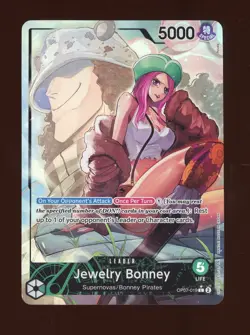 One Piece English OP07-019 Jewelry Bonney Alternate Art Leader - Image 1